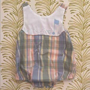 TBBC Plaid Baby Romper